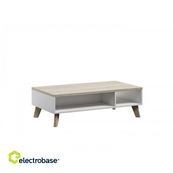 Cama LOTTA 110 coffe table white/sonoma oak paveikslėlis 2