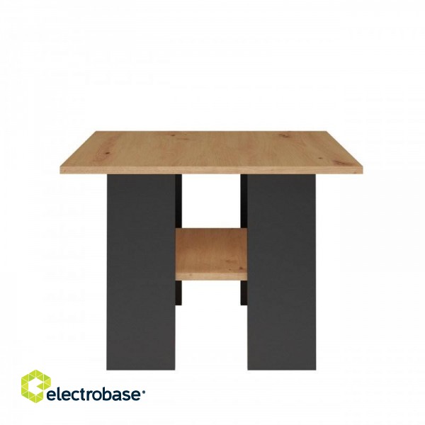 MODERNA Table 60x60x45 cm Artisan Oak/Black image 4