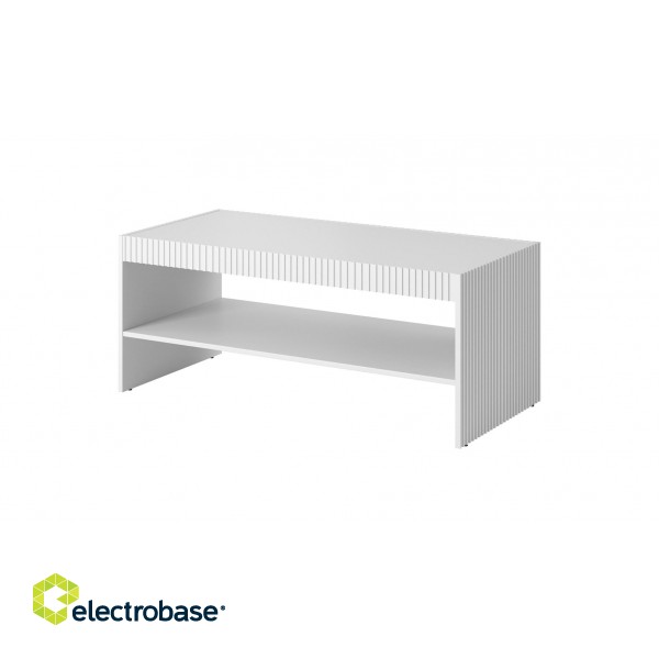 PAFOS bench/table 120x60x50 cm white matte image 1