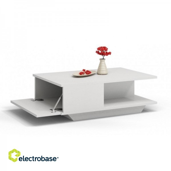 Topeshop DENVER BIEL coffee/side/end table Coffee table Free-form shape 1 leg(s) paveikslėlis 1