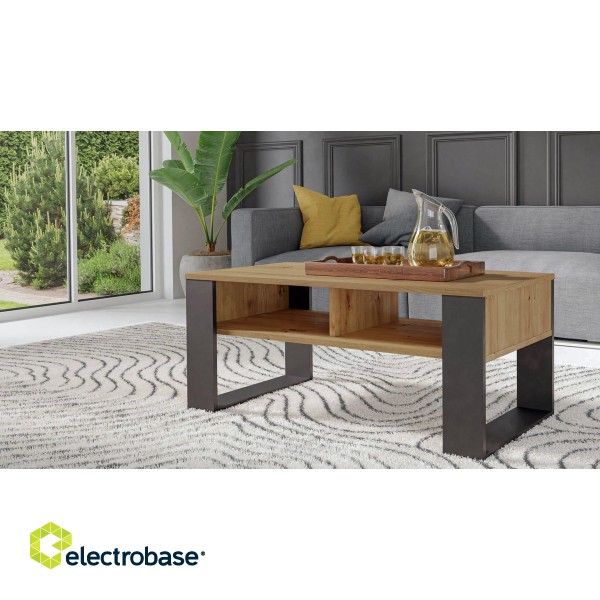 Topeshop MODERN 2P ART CZ coffee/side/end table Coffee table Rectangular shape 2 leg(s) paveikslėlis 3