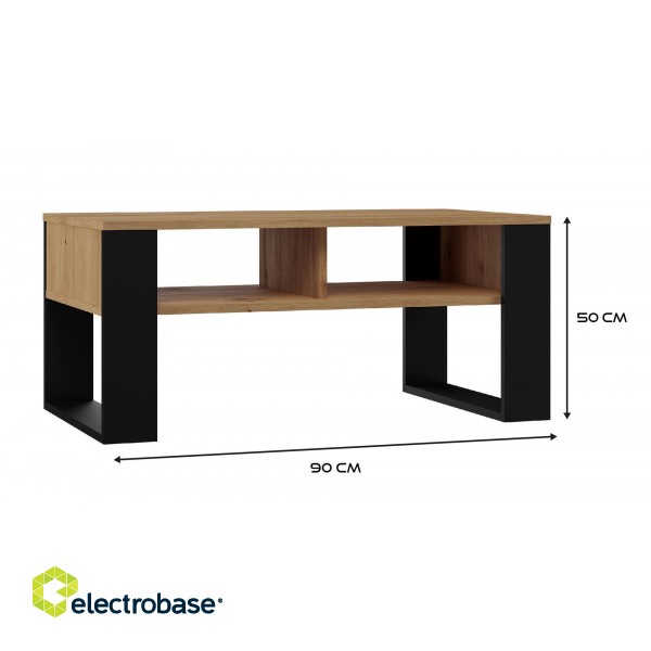 Topeshop MODERN 2P ART CZ coffee/side/end table Coffee table Rectangular shape 2 leg(s) paveikslėlis 4