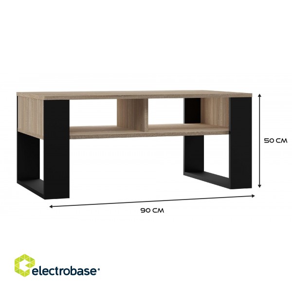 Topeshop MODERN 2P SON CZ coffee/side/end table Coffee table Rectangular shape 2 leg(s) paveikslėlis 4
