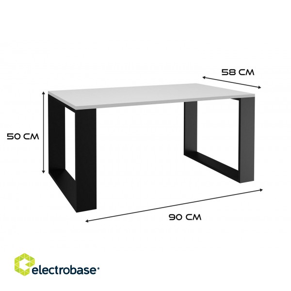 Topeshop MODERN BIEL CZ coffee/side/end table Coffee table Rectangular shape 2 leg(s) image 5