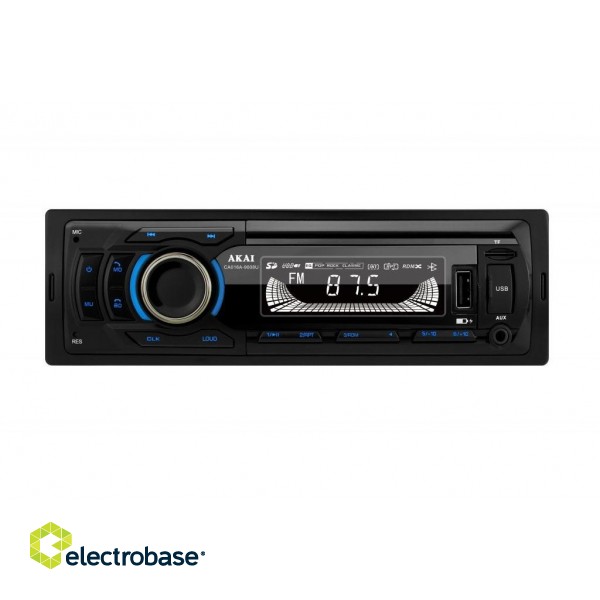 Akai CA016A-9008U car media receiver Black 100 W Bluetooth paveikslėlis 1