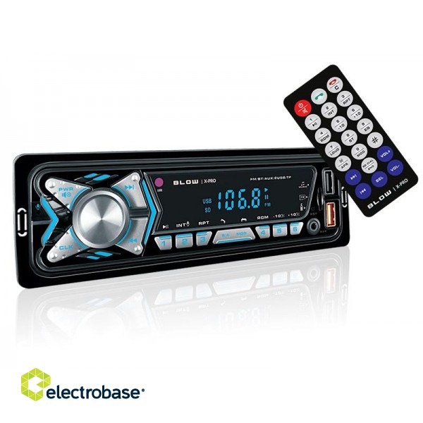 BLOW X-PRO MP3/USB/micro USB/BLUETOOTH radio Car Black фото 5
