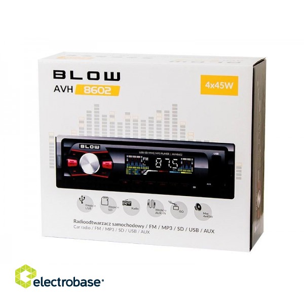 Car radio BLOW AVH-8602 MP3/USB/SD/MMC paveikslėlis 4