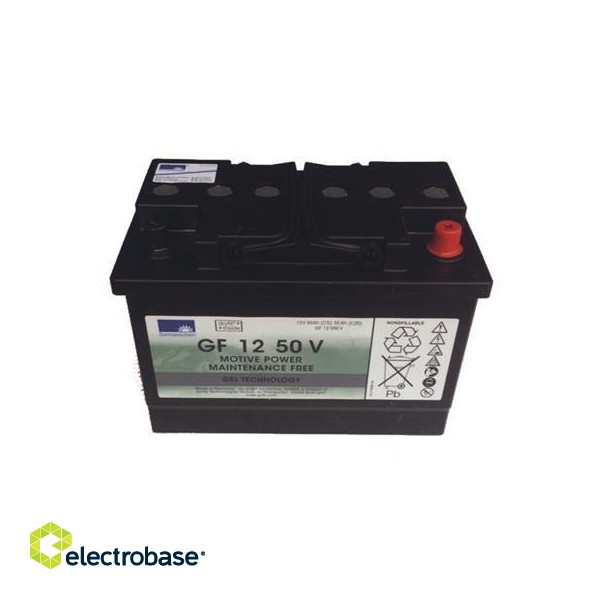 Traction battery gel 12 V / 50 Ah for TASKI Swingo 455