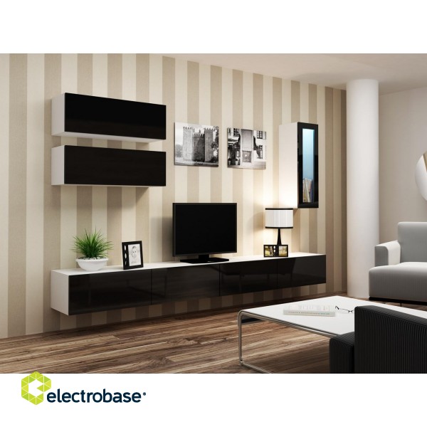 Cama Cabinet VIGO "90" full 90/35/32 white/black gloss фото 4