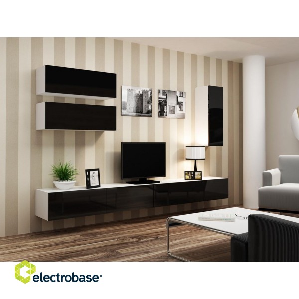 Cama Cabinet VIGO "90" full 90/35/32 white/black gloss фото 3