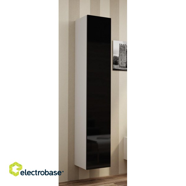 Cama Living room cabinet set VIGO NEW 13 white/black gloss image 3