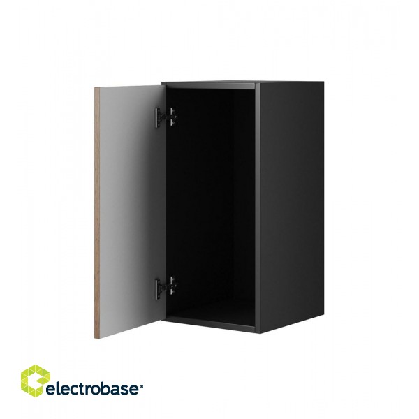 Cama full storage cabinet ROCO RO3 75/37/39 black/black/black фото 2