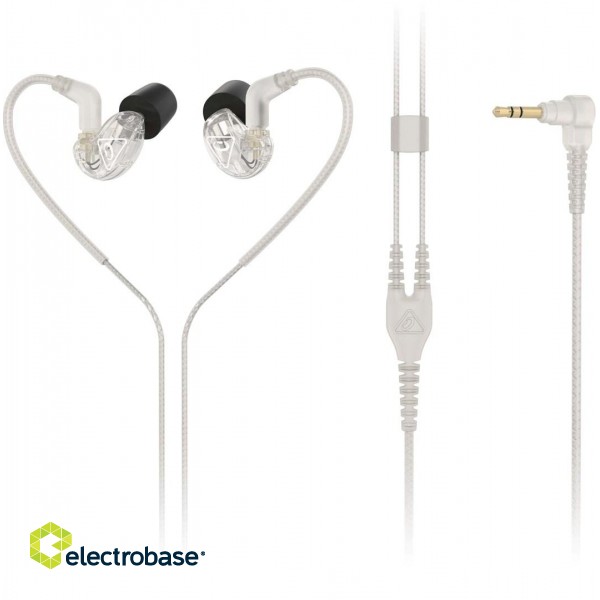 Behringer SD251-CL - In-ear headphones with MMCX connector, transparent фото 1