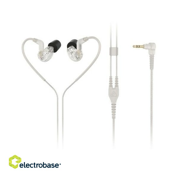 Behringer SD251-CL - In-ear headphones with MMCX connector, transparent фото 2