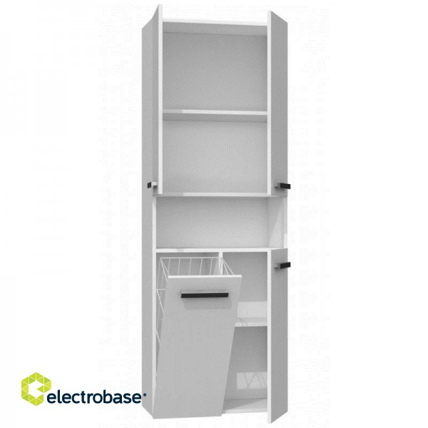 Topeshop NEL 1K DK BIEL bathroom storage cabinet White paveikslėlis 1