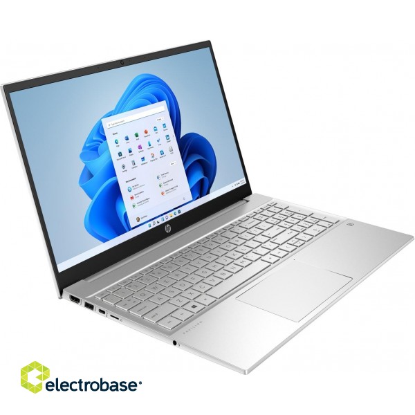 HP Pavilion 15-eg2006nw Laptop 39.6 cm (15.6") Full HD Intel® Core™ i5 i5-1235U 16 GB DDR4-SDRAM 512 GB SSD Wi-Fi 5 (802.11ac) Windows 11 Home Silver image 3