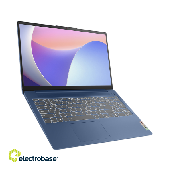 Lenovo IdeaPad Slim 3 Laptop 39.6 cm (15.6") Full HD Intel Core i3 N-series i3-N305 8 GB LPDDR5-SDRAM 256 GB SSD Wi-Fi 5 (802.11ac) Blue paveikslėlis 1