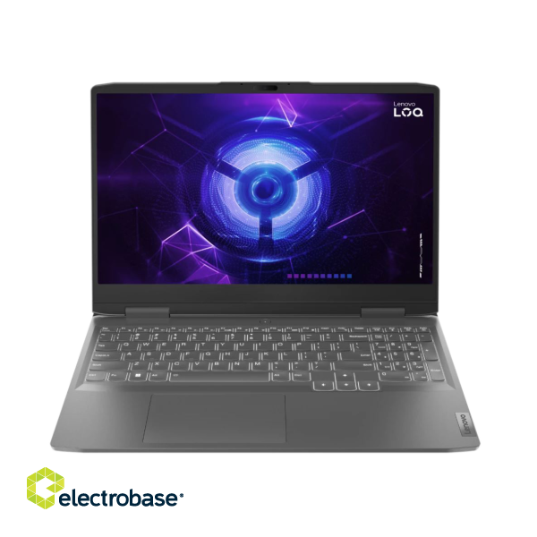 Lenovo LOQ Laptop 39.6 cm (15.6") Full HD Intel® Core™ i5 i5-12450H 16 GB DDR5-SDRAM 512 GB SSD NVIDIA GeForce RTX 4050 Wi-Fi 6 (802.11ax) Windows 11 Home Grey image 1