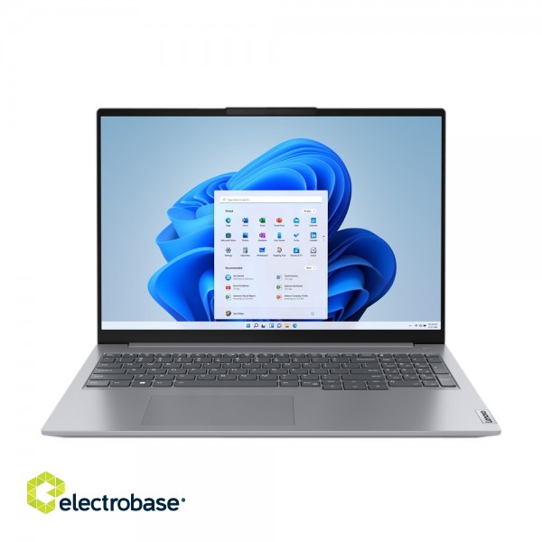 Lenovo ThinkBook 16 Laptop 40.6 cm (16") WUXGA AMD Ryzen™ 5 7530U 8 GB DDR4-SDRAM 512 GB SSD Wi-Fi 6 (802.11ax) Windows 11 Pro Grey фото 1