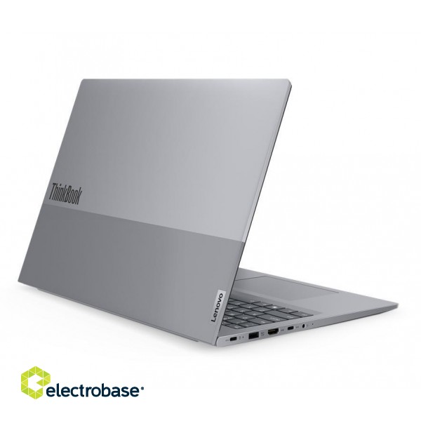 Lenovo ThinkBook 16 Laptop 40.6 cm (16") WUXGA AMD Ryzen™ 5 7530U 8 GB DDR4-SDRAM 512 GB SSD Wi-Fi 6 (802.11ax) Windows 11 Pro Grey paveikslėlis 5