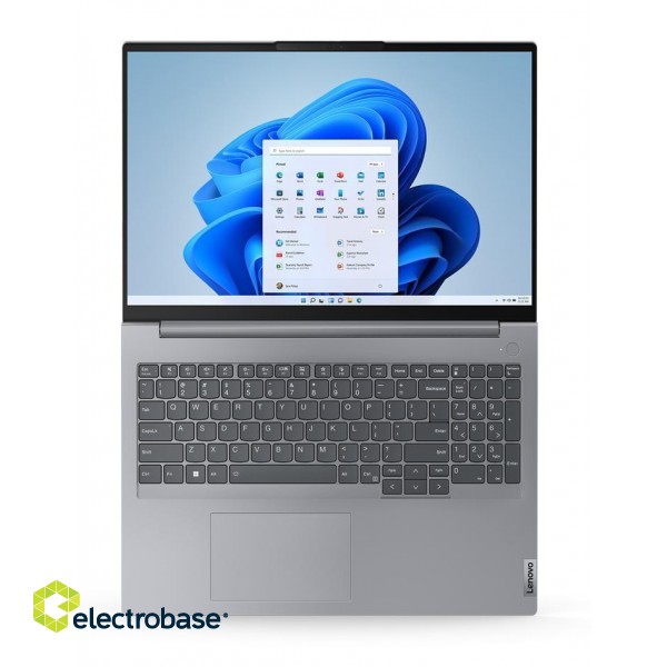 Lenovo ThinkBook 16 Laptop 40.6 cm (16") WUXGA AMD Ryzen™ 7 7730U 16 GB DDR4-SDRAM 512 GB SSD Wi-Fi 6 (802.11ax) Windows 11 Pro Grey paveikslėlis 9