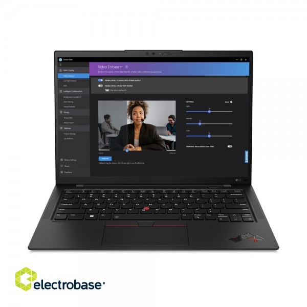 Lenovo ThinkPad X1 Carbon Laptop 35.6 cm (14") Touchscreen WUXGA Intel® Core™ i7 i7-1355U 32 GB LPDDR5-SDRAM 1 TB SSD Wi-Fi 6E (802.11ax) Windows 11 Pro Black image 5