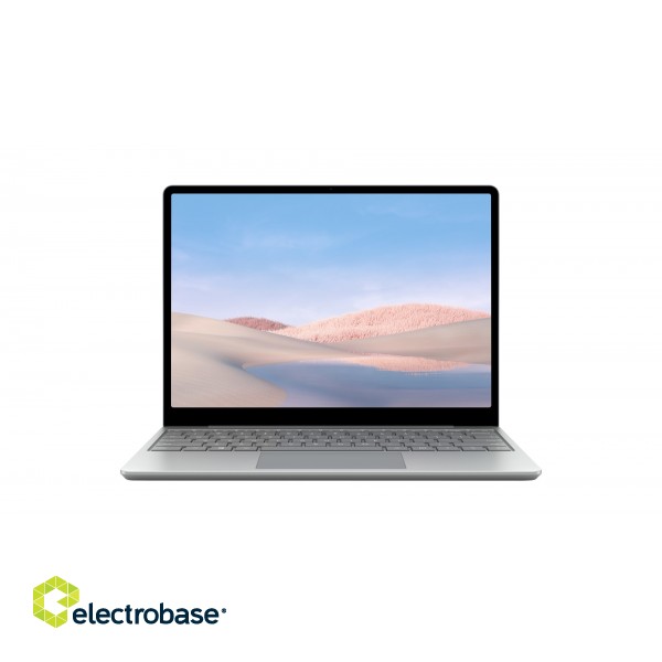Microsoft Surface Laptop Go Intel® Core™ i5 i5-1035G1 31.6 cm (12.4") Touchscreen 8 GB LPDDR4x-SDRAM 256 GB SSD Wi-Fi 6 (802.11ax) Windows 10 Pro Platinum image 1
