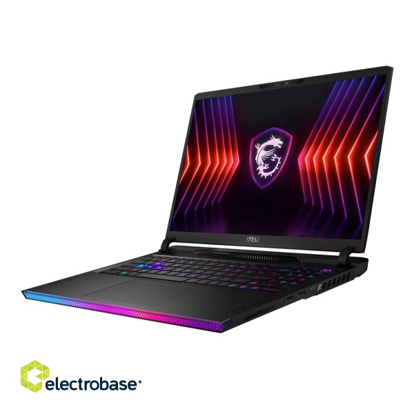 MSI Gaming Raider GE68 HX 14VIG-407PL Laptop 40.6 cm (16") UHD+ Intel® Core™ i9 i9-14900HX 32 GB DDR5-SDRAM 2 TB SSD NVIDIA GeForce RTX 4090 Wi-Fi 7 (802.11be) Windows 11 Home Black image 3