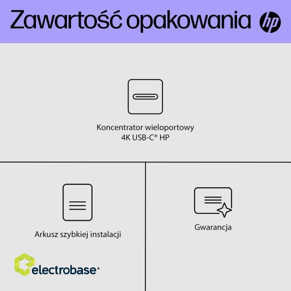 HP 4K USB-C Multiport Hub image 5