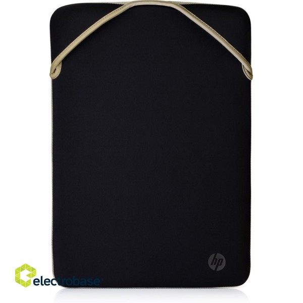 HP Reversible Protective 14.1-inch Gold Laptop Sleeve 14.1" Sleeve case Beige, Black paveikslėlis 1
