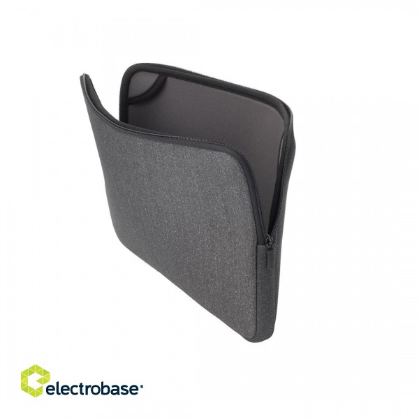 Laptop sleeve 15,6" RIVACASE Antishock, dark grey фото 5