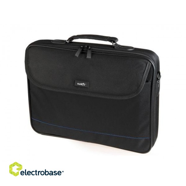 NATEC Impala notebook case 43.9 cm (17.3") Briefcase Black фото 2