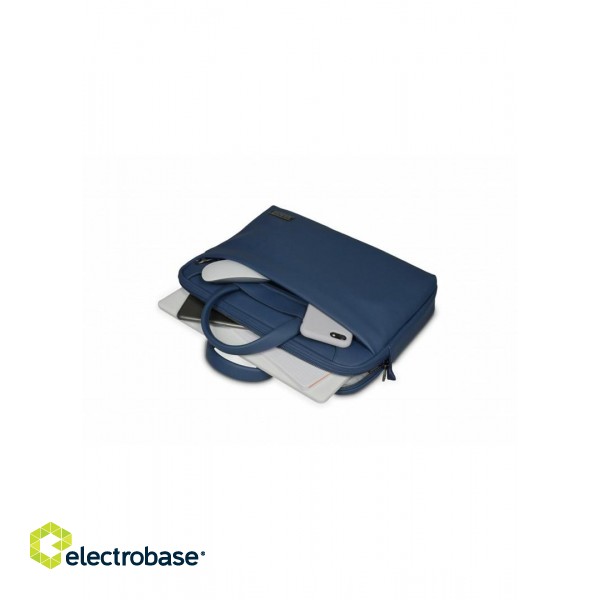 Port Designs Zurich Toploading notebook case 39.6 cm (15.6") Briefcase Blue image 2