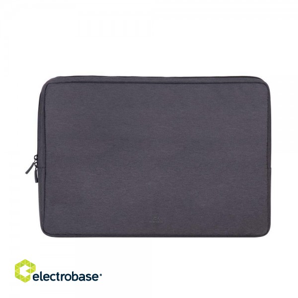 Rivacase 7707 notebook case 43.9 cm (17.3") Sleeve case Black image 1