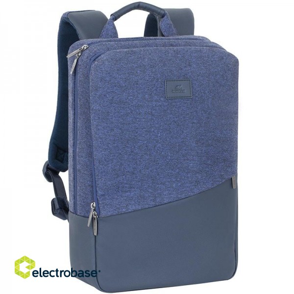 Rivacase 7960 notebook case 39.6 cm (15.6") Backpack case Blue image 1