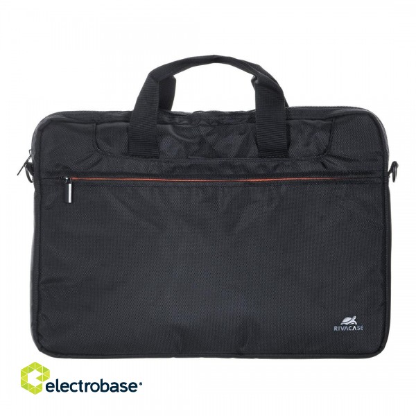 Rivacase 8033 notebook case 39.6 cm (15.6") Briefcase Black image 1