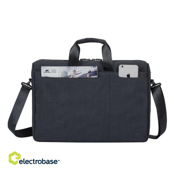 Rivacase 8355 notebook case 43.9 cm (17.3") Briefcase Black image 3