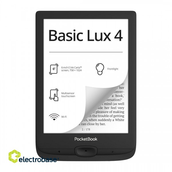 PocketBook 618 Basic Lux 4 Black image 1