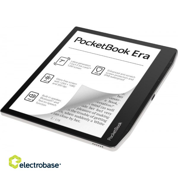 PocketBook 700 Era Silver e-book reader Touchscreen 16 GB Black, Silver image 1