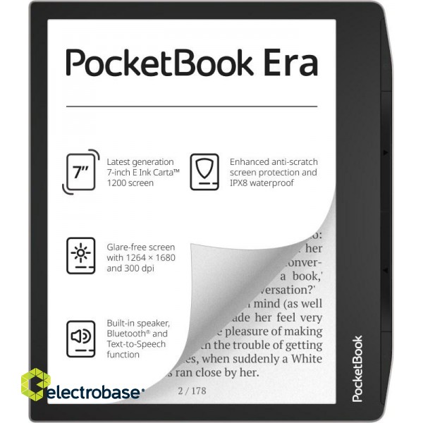 PocketBook 700 Era Silver e-book reader Touchscreen 16 GB Black, Silver image 3