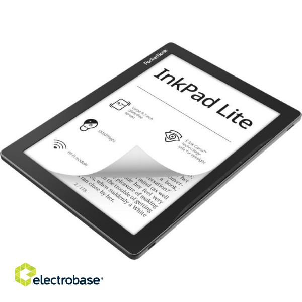 Pocketbook InkPad Lite e-book reader Touchscreen 8 GB Wi-Fi Black, Grey image 3