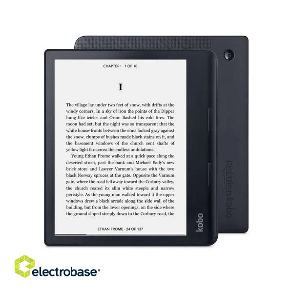 Rakuten Kobo Sage e-book reader Touchscreen 32 GB Wi-Fi Black paveikslėlis 1