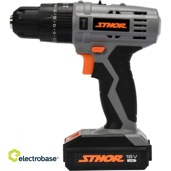 Drill/driver with impact 18V STHOR 78974 фото 2
