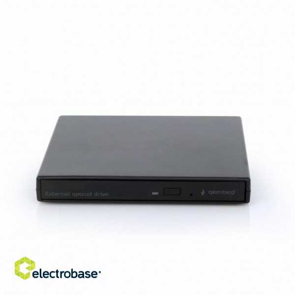 Gembird DVD-USB-04 optical disc drive DVD±RW Black paveikslėlis 3