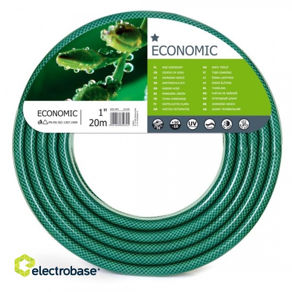 CELLFAST ECONOMIC 10-030 garden hose 1" 20 m Green фото 1