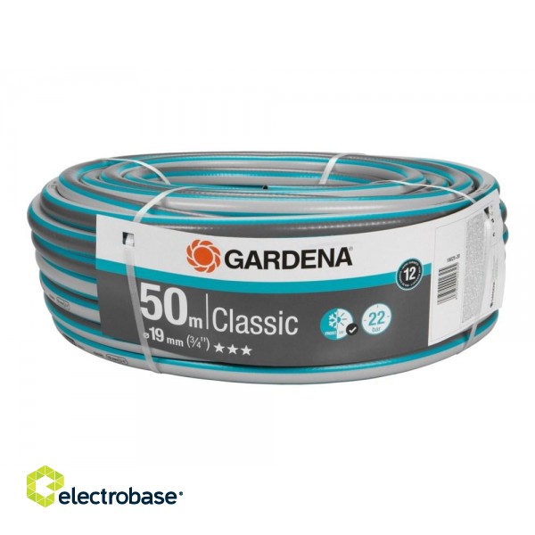 Gardena 18025 garden hose 50 m PVC Grey, Orange image 2