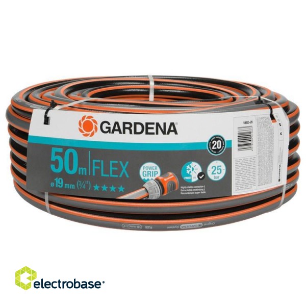 Gardena 18055-20 garden hose 50 m Above ground Grey, Orange image 2