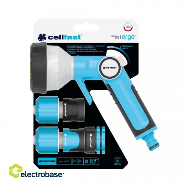 CELLFAST ERGO set with 4-functional hand sprinkler 3/4" image 5
