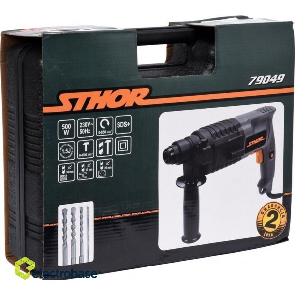Hammer drill SDS Plus 500W STHOR 79049 image 5