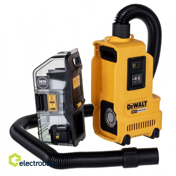 Cordless dust extraction attachment  DeWALT DWH161N-XJ image 2